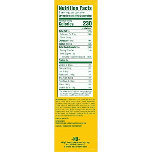 Belvita belVita Breakfast Sandwich Dark Chocolate Creme Breakfast Biscuits, 8 Packs (2 Sandwiches Per Pack)