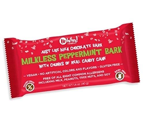 No Whey! Foods No Whey Foods - Milkless Peppermint Bark (16 Pack) - Vegan & Allergy Friendly Christmas Chocolate- Dairy Free, Nut Free, Peanut Free, Soy Free, Gluten Free