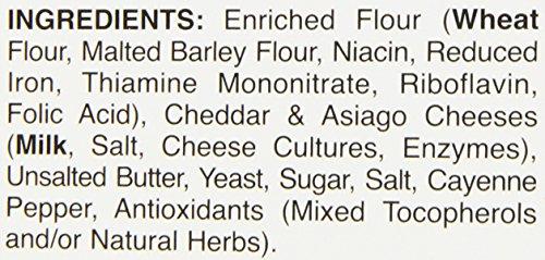 John Macy John Macy Cheese Crisps Cheddar Asiago, 4.5000-ounces (Pack of6)