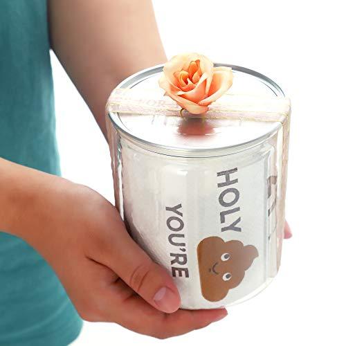 Winoo Design Happy 60th Birthday Gifts for Women and Men - 3-Ply Funny Toilet Paper Roll, Birthday Decorations for Him, Her, Novelty, Gag Funny Gift