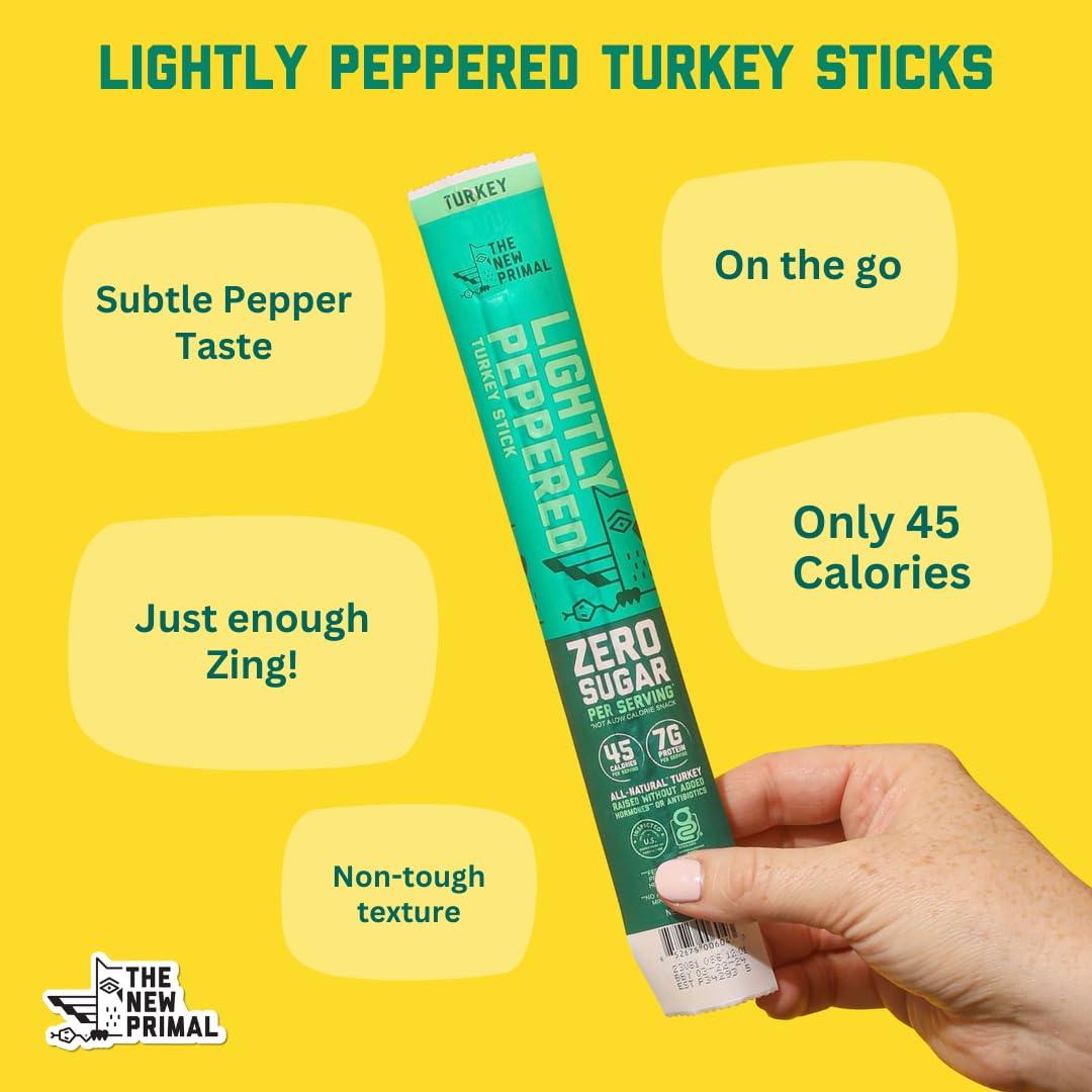 The New Primal The New Primal Jerky Turkey Stick 1 oz, 1 Ounce (Pack of 1) (4003)