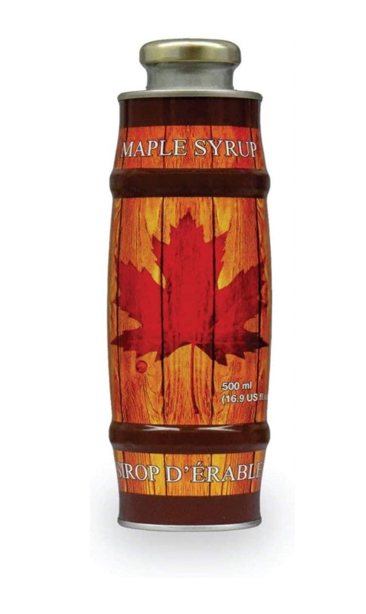 sirop d\'rable pur Pure Canadian Grade A Amber Maple Syrup, 500mL/16.9 fl. oz. Bottle {Imported from Canada}