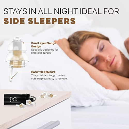 softvox softvox Small Ear Plugs 2 Pairs, Soft Silicone Noise Reduction Earplugs for Adults Kids 12+, Sound Blocking Earbuds for Sleeping, Snoring, Work, Concerts, Music,Travel,Motorcycle