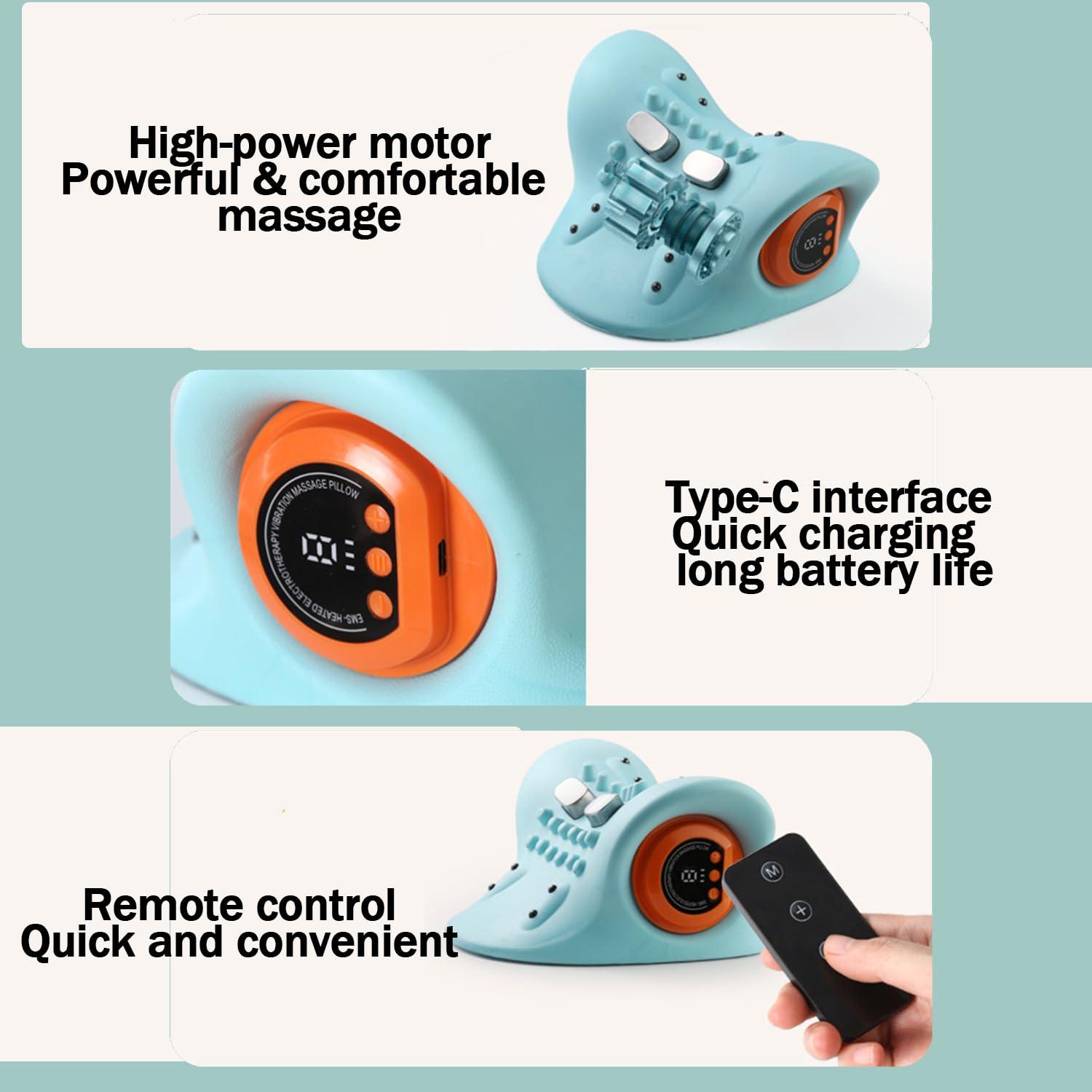 FUSSWIND Neuralife Neck Massager, 2025 NEW Neuralife Neck Hump, Shiatsu Neck and Back Massager, Electric 4D Neck and Shoulder Massager with Heat, 26 Angle Neck Massager for Pain Relief Deep Tissue(2PCS)