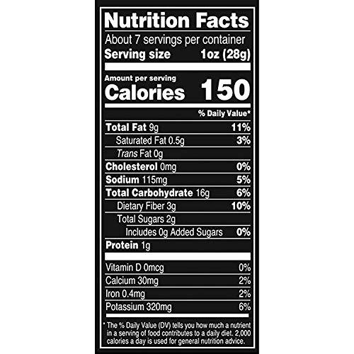 Terra Terra Vegetable Chips, Original Chips with Sea Salt, 6.8 Oz (Pack of 4)