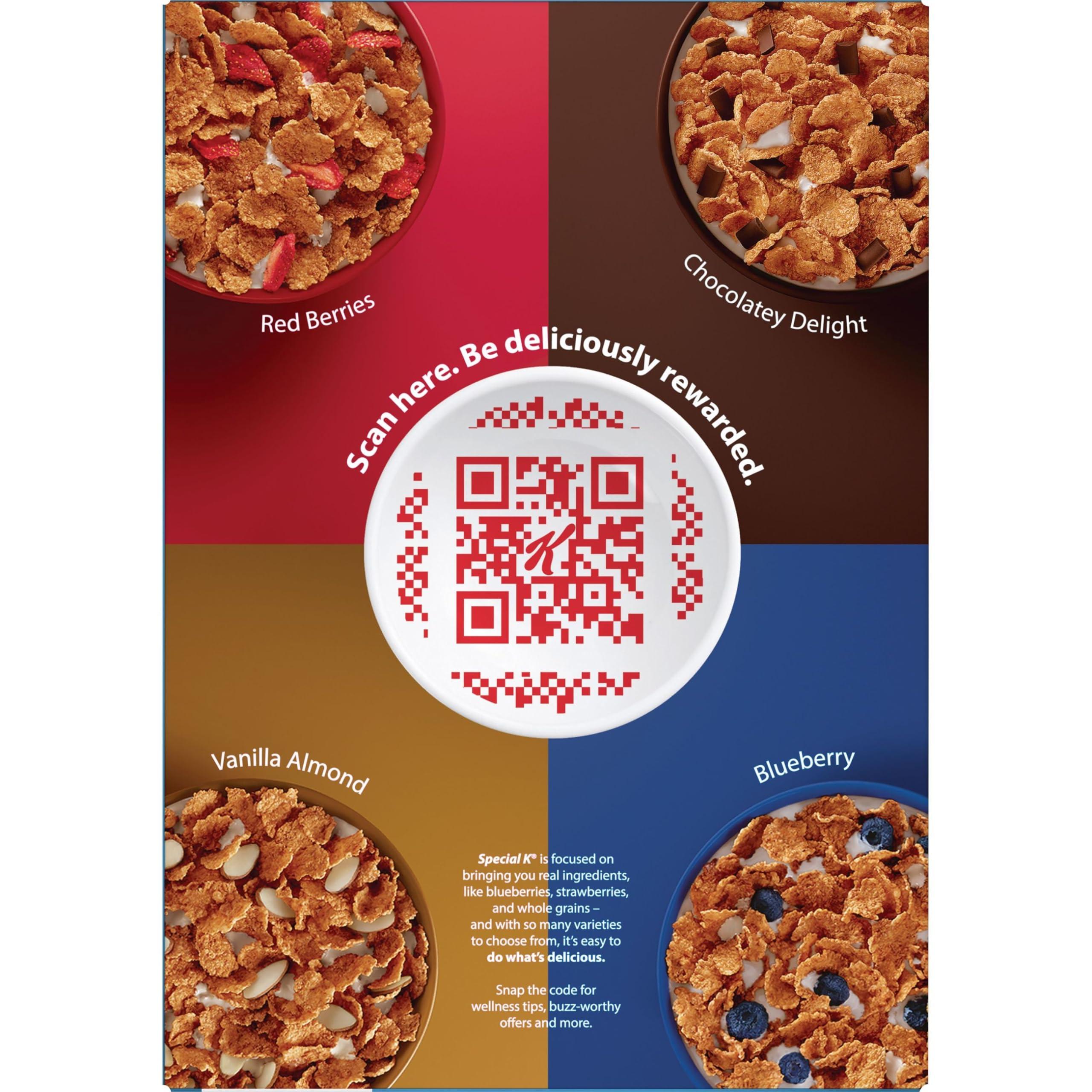 Special K Kellogg\'s Special K Protein Breakfast Cereal, Protein Cereal, Family Breakfast, Original Multi-Grain Touch of Cinnamon, 12.9oz Box (1 Box)