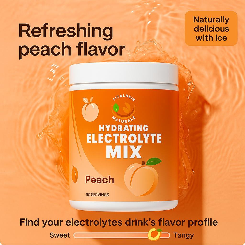 Vitalogix Naturals Vitalogix Naturals Electrolyte Powder | Sugar-Free Hydration Supplement | Keto Electrolytes for Energy & Muscle Recovery | Zero Sugar, Vegan, Gluten-Free | Rapid Rehydration & Electrolyte Drink Mix
