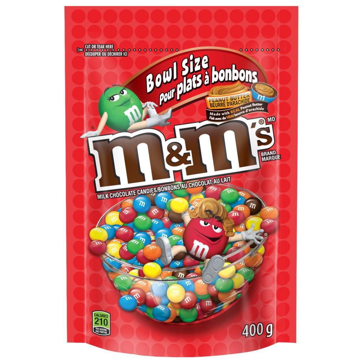 M&M's M&M's Peanut Butter Bowl Size Stand up Pouch 400g