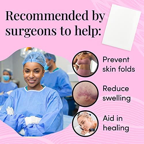 IMPRESA Impresa - Extra Thick Lipo Foam Pads - 3 Pack - Post Surgery Compression Garment Sheets for Liposuction, Tummy Tucks, and C-Sections (8 x 11 x .625 in)