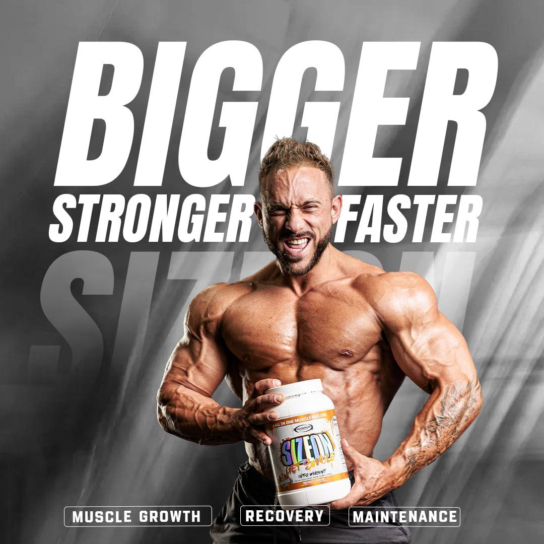 Gaspari Nutrition Gaspari Nutrition SizeOn, The Ultimate Hybrid Intra-Workout Amino Acid & Creatine Formula, Increased Muscle Volume & Muscle Recovery (3.59 Pound, Rainbow Candy)