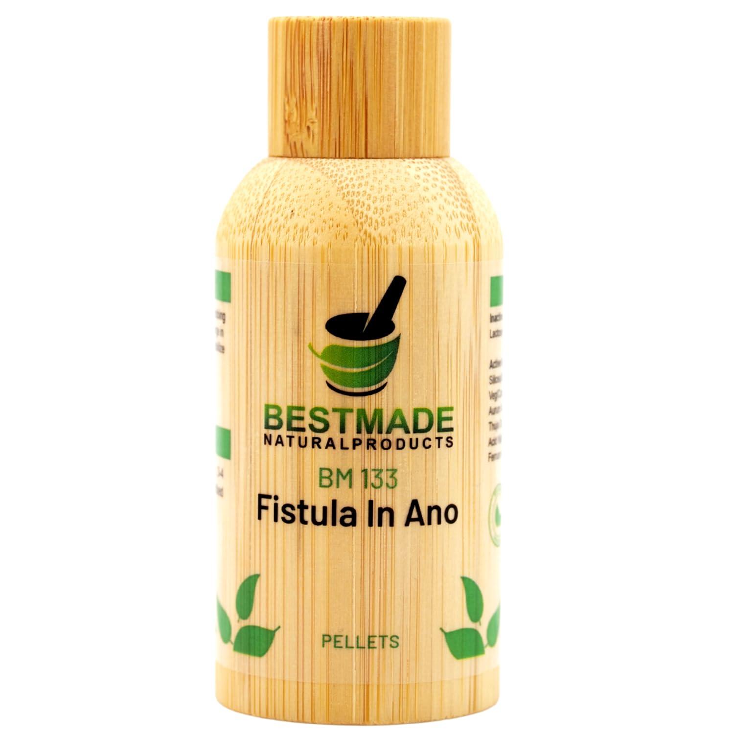Bestmade Naturalproducts.com Fistula in Ano BM133 Pellets - Natural Remedy Discharge in Anus - Helps Normalize Bowel Movements & Relieve Throbbing Pains Drink with Water
