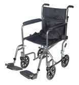 Drive Medical Foldable Lightweight Portable Wheelchair, Folding Transport Wheelchair