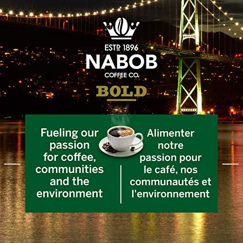 NABOB NABOB Bold Full City Dark Ground Coffee, 1800g 3.97 Pounds 6 pack {Imported from Canada}