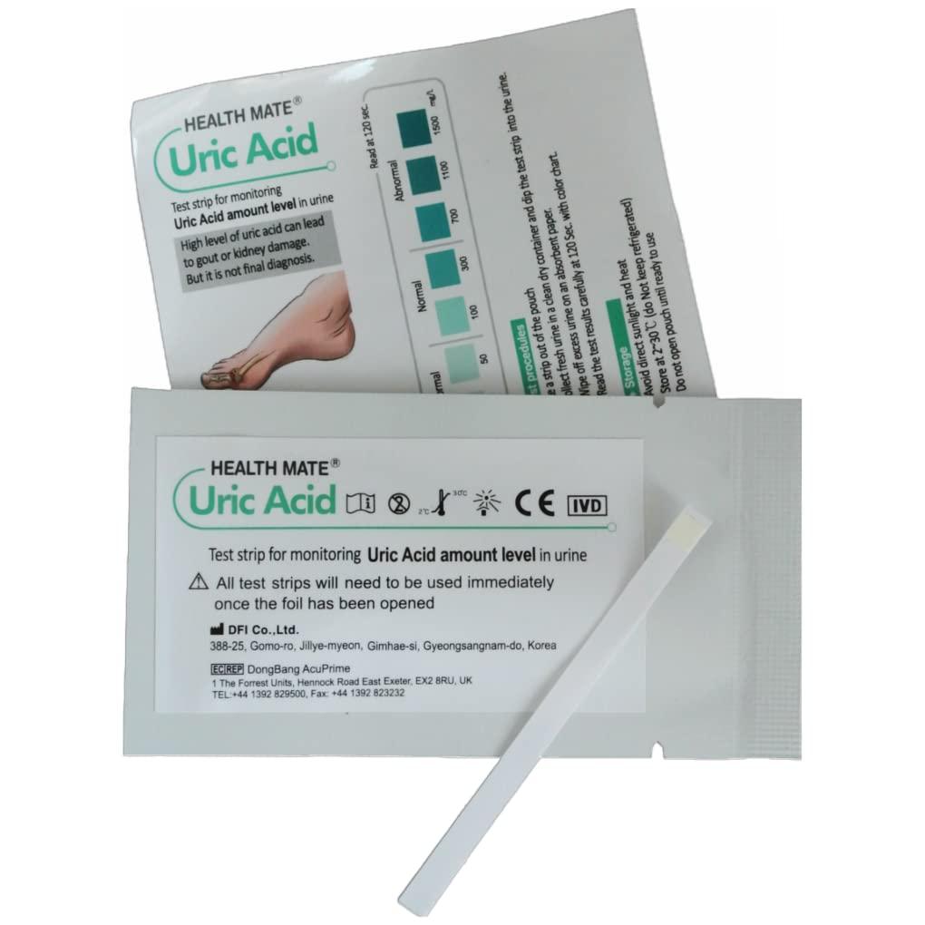One Step 10 x GP Professional Uric Acid Gout Urine Test Strips