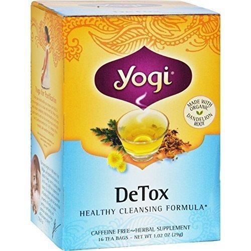 Yogi Yogi DeTox, Herbal Tea Supplement, 16-Count Tea Bags (Pack of 6) ( Value Bulk Multi-pack)