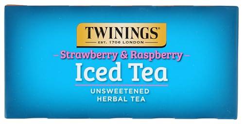Twinings Twinings Strawberry & Raspberry Herbal Iced Tea Bags, 72 CT