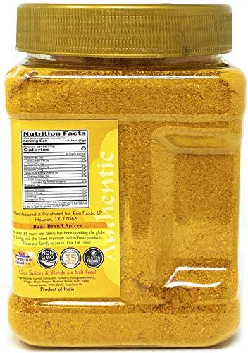 Rani Brand Authentic Indian Products Rani Curry Powder EXTRA HOT (11-Spice Authentic Indian Blend) 16oz (1lb) 454g PET Jar ~ All Natural | Salt-Free | Vegan | No Colors | Gluten Friendly | NON-GMO | Indian Origin