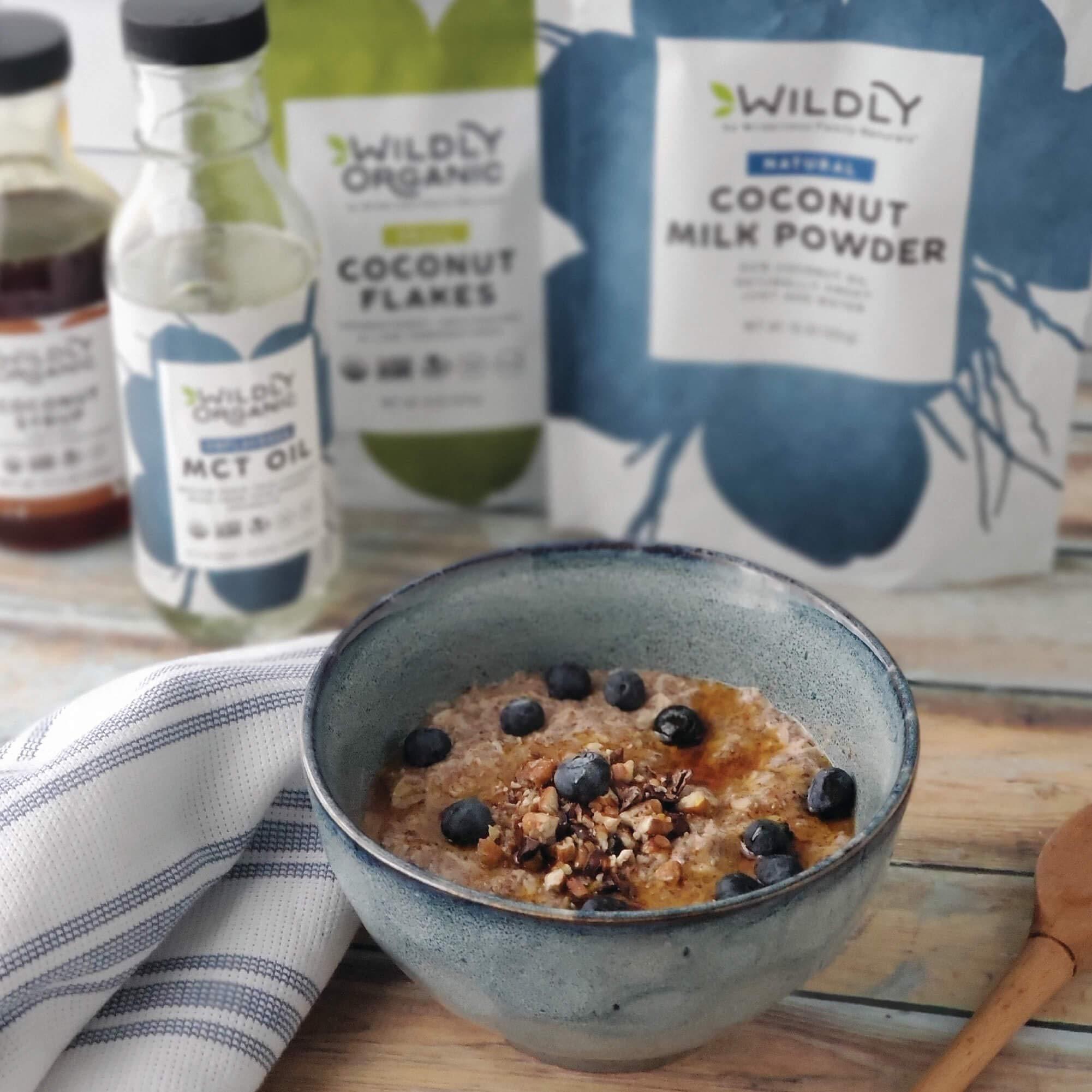 Wilderness Family Naturals Wildly Conventional Coconut Milk Powder 16 Oz, 1 lb Bag - Naturally Sweet Creamer, Extra Creamy | Perfect in Smoothies, Coffee, Baking, & Cooking