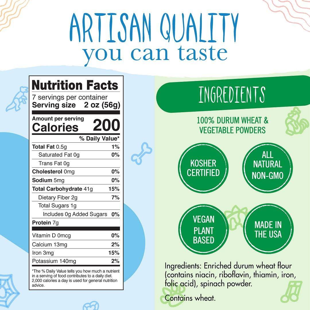 pastabilities Pastabilities Fun Shaped Pasta for Kids - In the Woods - Fun Bear and Moose Animal Theme, Non-GMO Natural Wheat and Vegetable Pasta, All-Natural, Kosher Certified, Made in the USA, (2 Pack, 14 Oz)