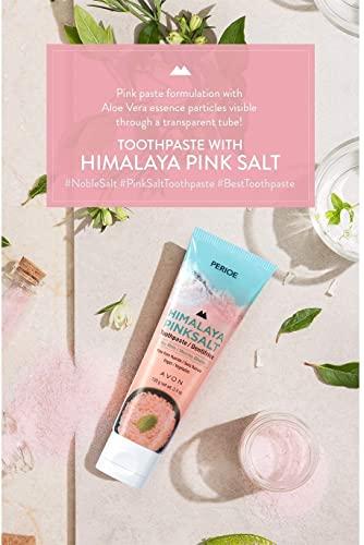 perioe PERIOE Flouride-Free Himalayan Pink Salt Toothpaste, 3.4 oz - Ice Mint w/Aloe Vera | Vegan, Cruelty-Free, Paraben-Free Plaque & Tartar Remover Oral Care Travel Size Toothpaste