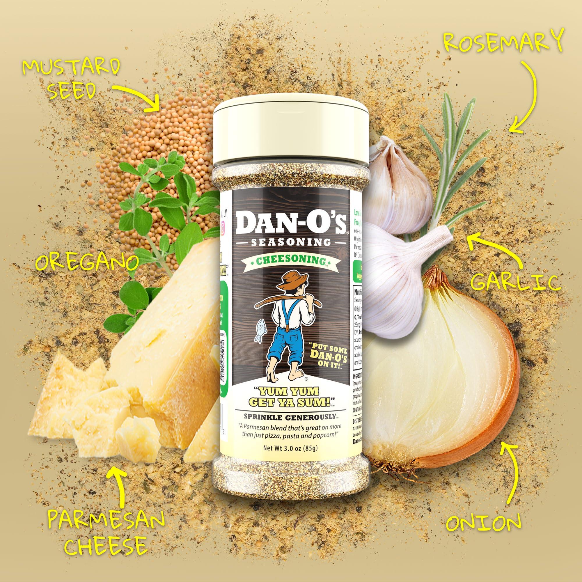 Dan-O\'s Dan-O\'s Seasoning - Small 5 Bottle Combo | Original, Spicy, Chipotle, Crunchy & Cheesoning | 5 Pack