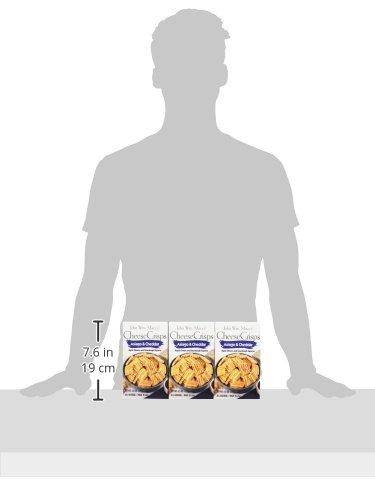 John Macy John Macy Cheese Crisps Cheddar Asiago, 4.5000-ounces (Pack of6)