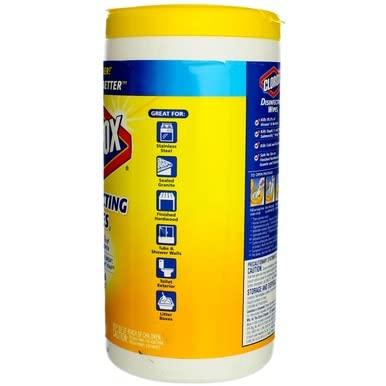 Clorox Clorox Disinfecting Wipes Lemon 3 Packs of 75 Count, 225 Count