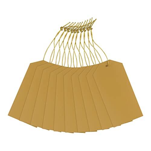 Hallmark Hallmark Gold Christmas Wrapping Paper and Gift Tag Bundle - 3 Rolls of Paper in 3 Designs With 2 Packs of 10 Plain Gold Gift Tags