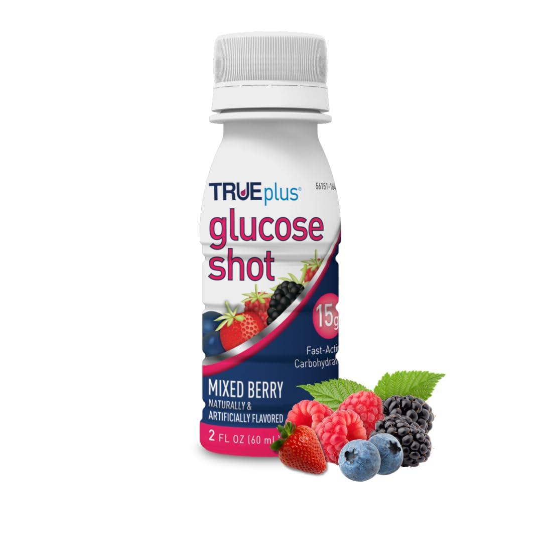 TRUEplus TRUEplus Glucose Shots 12 Bottles - Mixed Berry