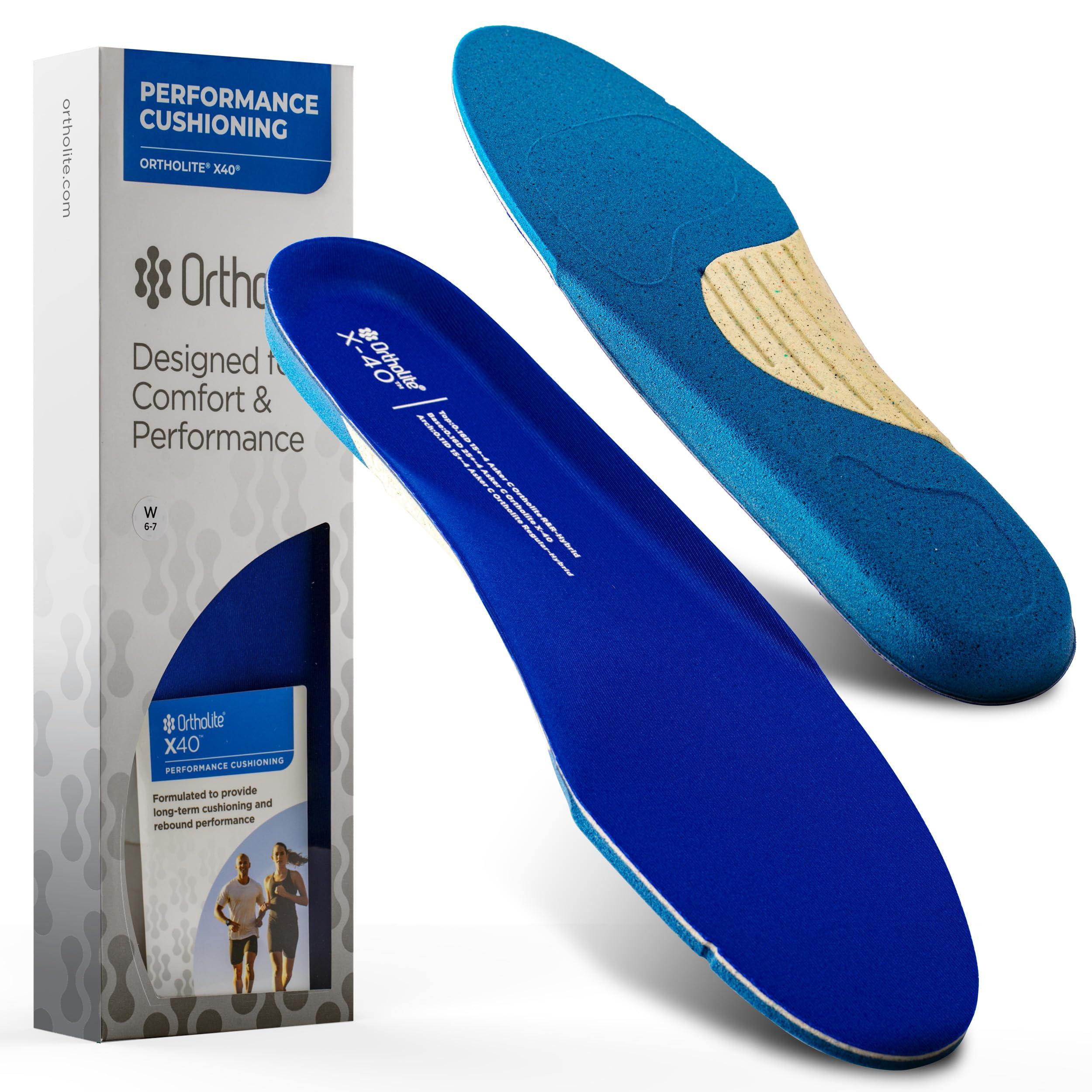 Ortholite Ortholite X40 Performance Cushioning Sole Trim-to-Fit Insert - Designed for The Casual to Elite Athlete Looking for Optimal Rebound Performance, Long-Term Cushioning & All-Day Comfort