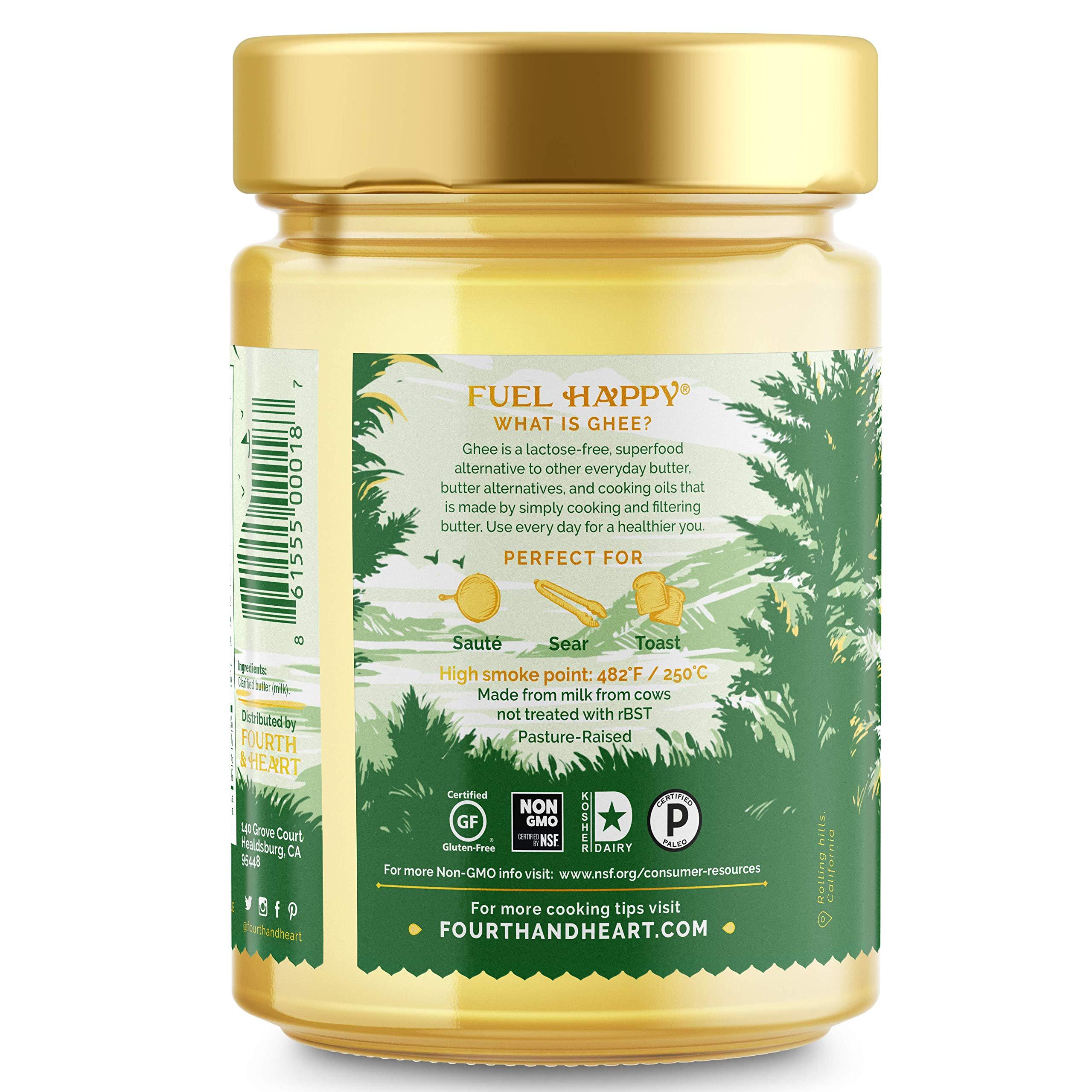 4th & Heart 4th & Heart Original Ghee Original Grass Fed Ghee Butter by , (2 x 16oz Jars), Keto, Pasture Raised, Non-GMO, Lactose and Casein Free, Certified Paleo, 32 Ounce (Pack of 2)