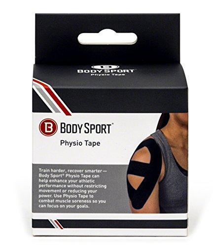 Body Sport Body Sport Physio Tape, Kinesiology Tape to Support Muscles and Joints - 2 in x 5.5 yds - Blue