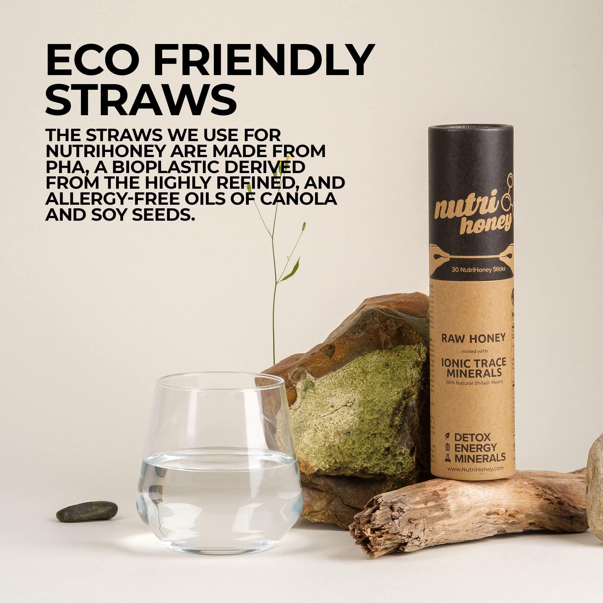 NATURAL SHILAJIT NATURAL SHILAJIT Honey Sticks - Shilajit Resin with Raw Honey, Fulvic Acid & Trace Minerals, Plant Based Nutrients for Energy, Immune Support & Vitality - 30 Shilajit Honey Sticks