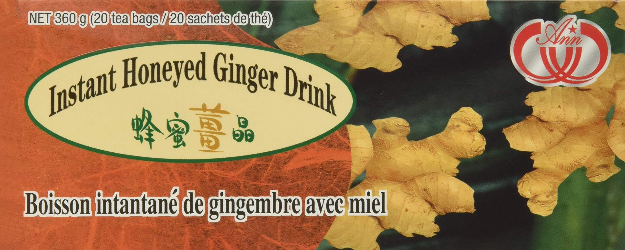 Ann Taylor 3-Pack of Instant Honeyed Ginger Drink 360g, Each Box, 20 Tea Bags,