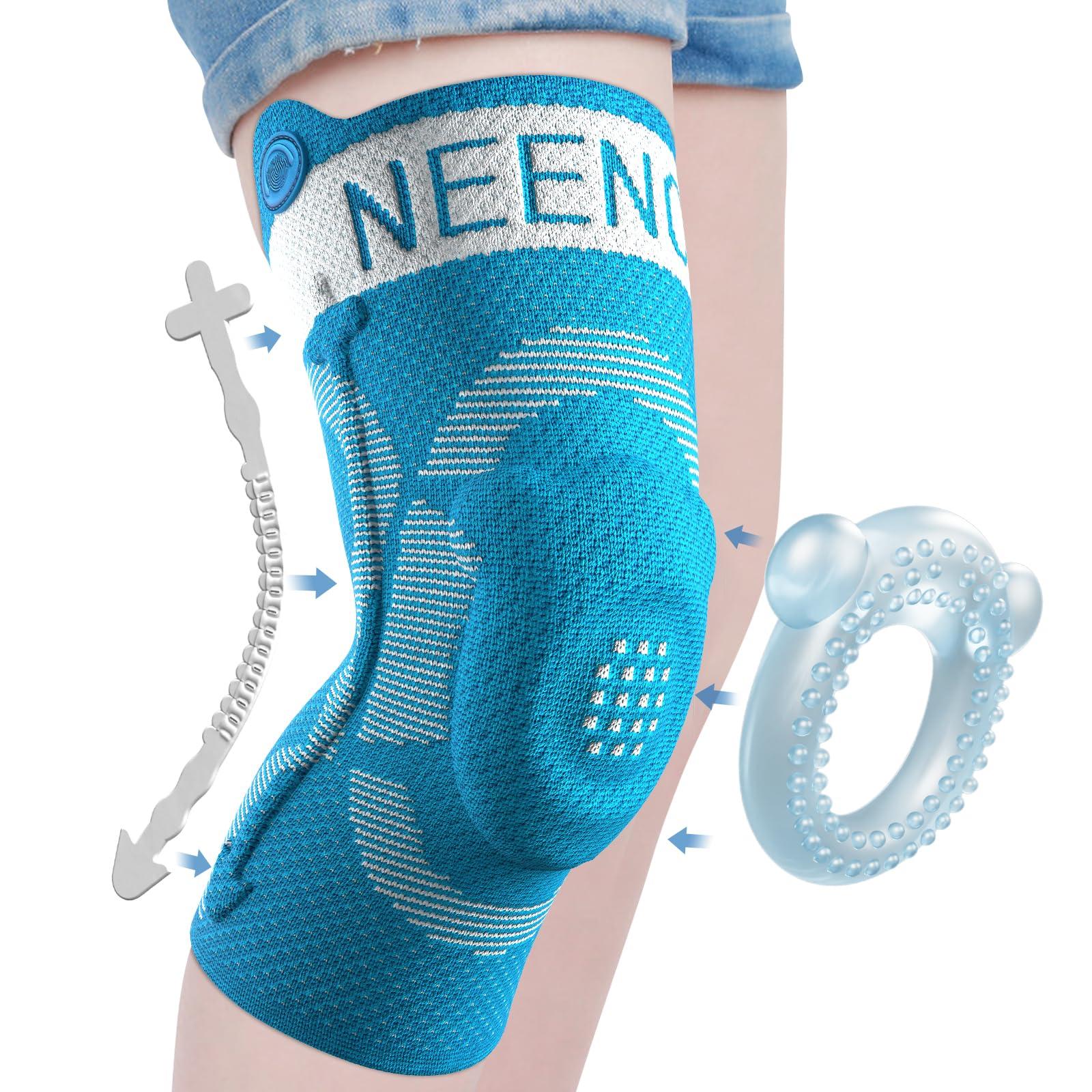 NEENCA NEENCA Kids Knee Brace Sleeve, Youth Knee Compression Sleeve for Children - Boys & Girls. Child Knee Support with Patella Gel Pad & Side Stabilizers for Knee Pain, Sports, Outdoor - FSA/HSA Approved