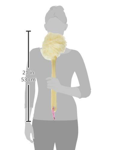 EcoTools Bath Pouf With Handle - Hard-to-Reach Cleansing Sponge - EcoPouf Bath Brush - Assorted Colors