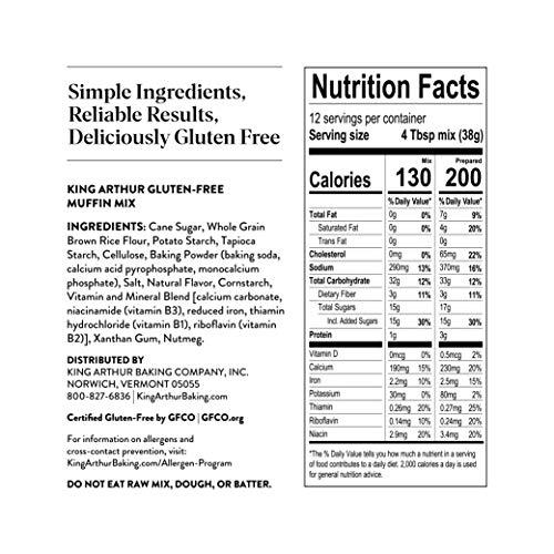 King Arthur King Arthur Gluten Free Muffin Mix, 16 oz