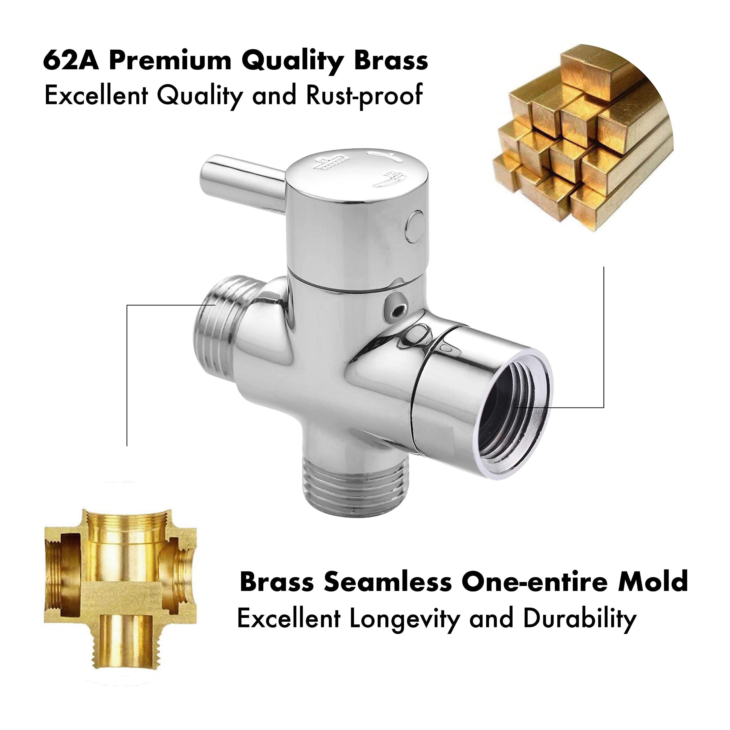 Purifvend Enema kit for Colon Cleansing - Stainless Steel Enema Shower Attachment-Douche kit Colon Cleansing Anal Shower-Colonic Irrigation Home Kit-Complete 9 Pieces Set with 100 Inches Hose for Men and Women