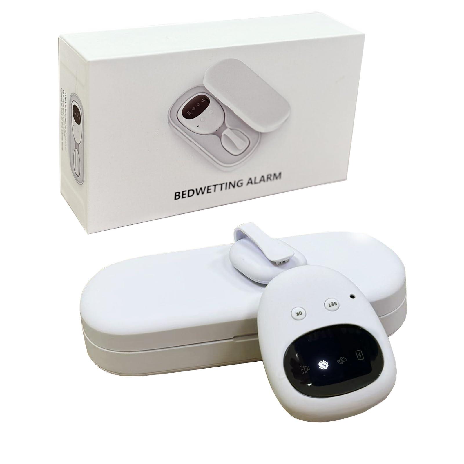 Invyxr Wireless Bedwetting Alarm for Boys and Girls, Bed Wetting Pee Alarms for Older Kids, Moisture Potty Alarm USB Rechargeable, 3 Working Modes