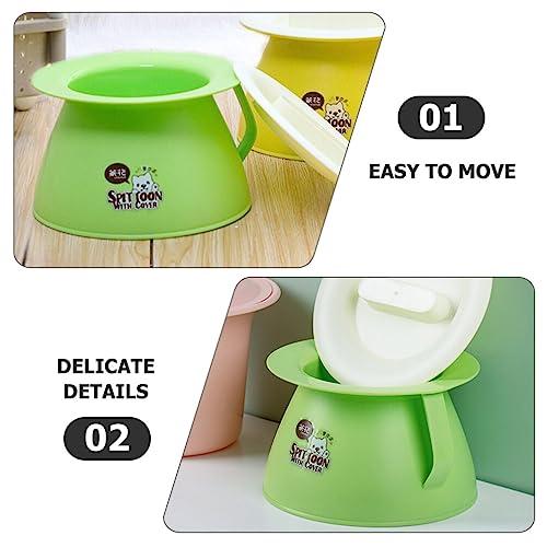 Healifty Healifty Kid Potty Kids Potty Spittoon with Cover Chamber Pot for Bedroom Home Chamber Pot Spittoon for The Elder Urine Bucket Bottle with lid Urine Pot Plastic Portable Child Night Urinal
