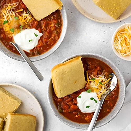 Miss Jones Baking Miss Jones Baking Not Cornbread Muffin Mix - Almond Flour, Gluten Free, Low Carb, No Sugar Added, Naturally Sweetened Desserts & Treats - Keto, Diabetic, Atkins, WW, and Paleo Friendly (Pack of 2)