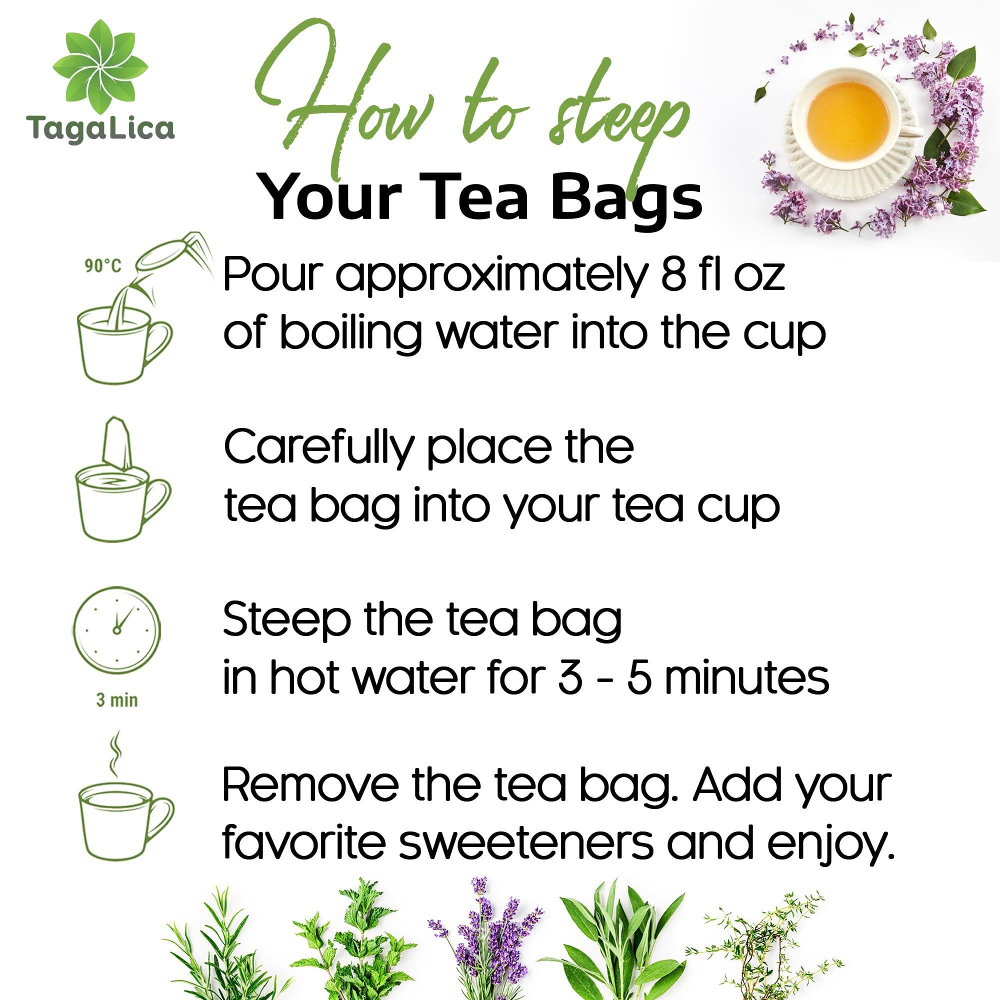 Tagalica Tagalica, Premium 30 Dandelion Root Tea Bags, 100% Natural & Pure from Dandelion Root, Eco-Conscious Tea Bags, Dandelion Root Herbal Tea. No Sugar, No Caffeine, No Gluten, Vegan.