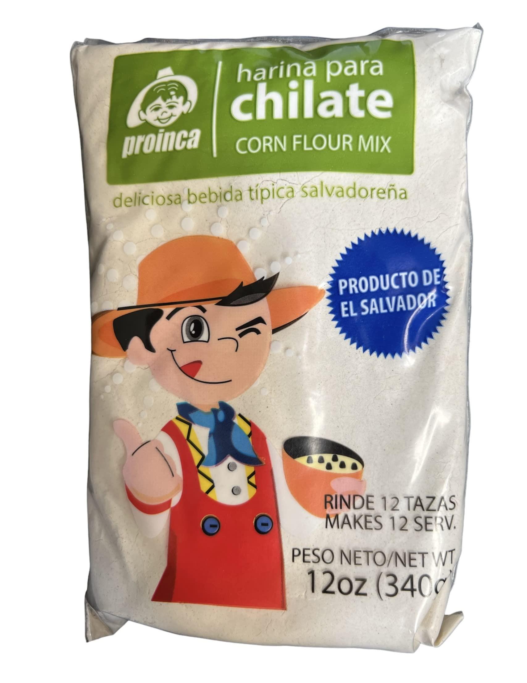 proinca HARINA PARA CHILATE PRODUCTO SALVADOREÑO 12ONZAS
