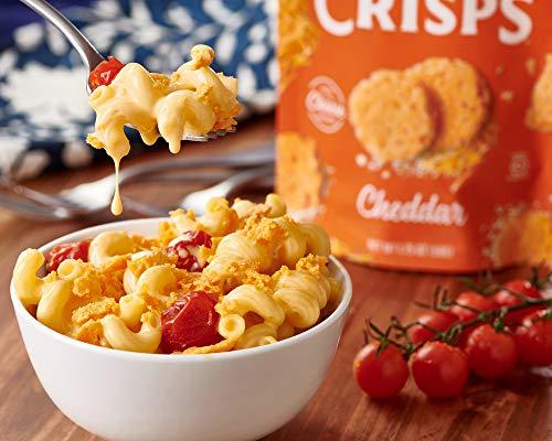 Parmcrisps ParmCrisps - Cheddar Cheese Crisps, Made Simply with 100% REAL Cheese | Healthy Keto Snacks, Low Carb, High Protein, Gluten Free, Oven Baked, Keto-Friendly | 1.75 Oz (Pack of 12)