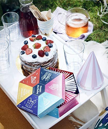 ACORUS Acorus Happy Birthday Tea Gift Sets | Assorted Tea Set Birthday Present to Those Who We Care about | Herbal Fruit and Black Tea Variety Pack with Warm Wishes Written all Over the Box | 60 Tea Bags
