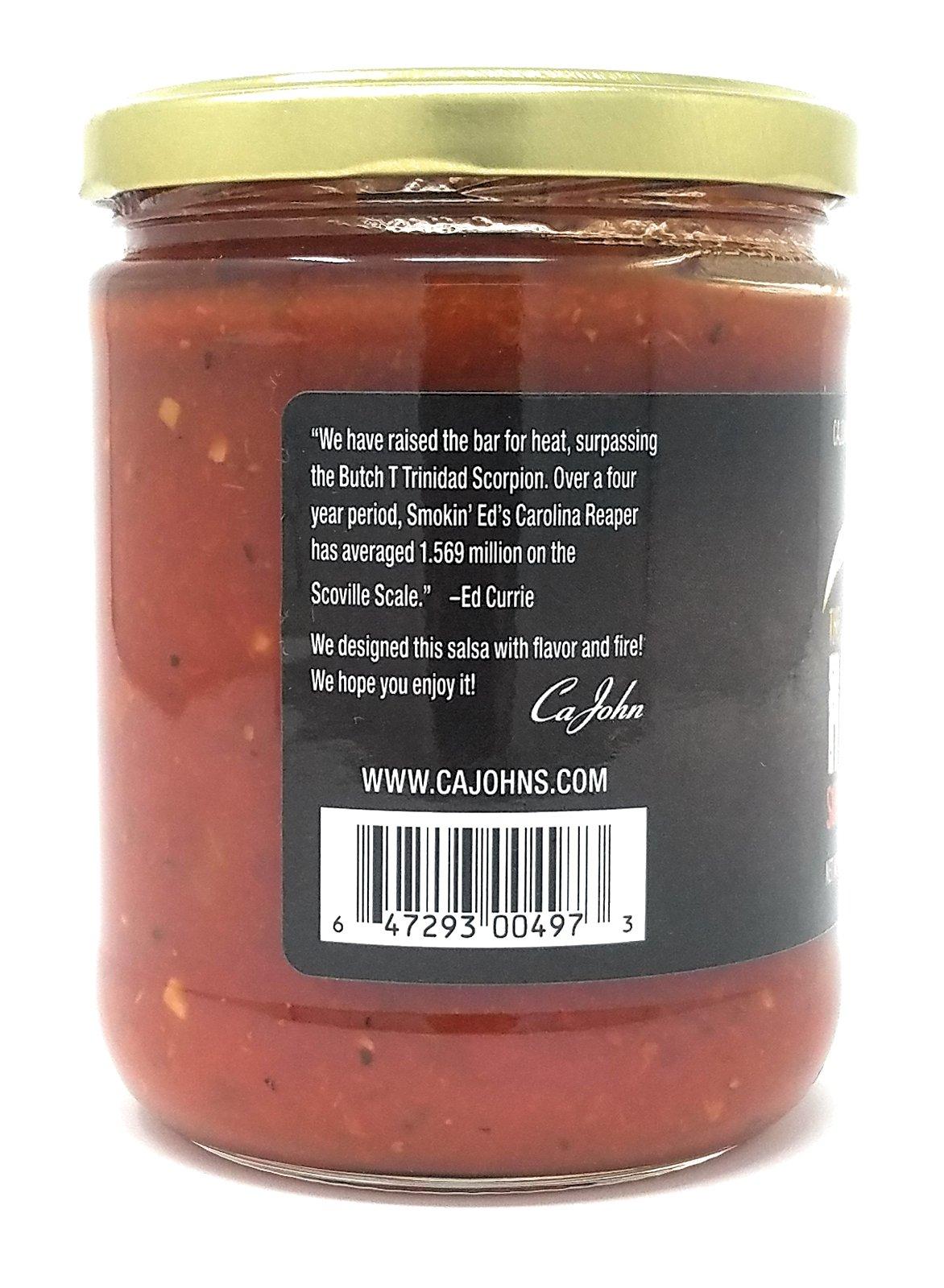 CaJohns Fiery Foods The Reaper Super Hot Salsa CaJohns