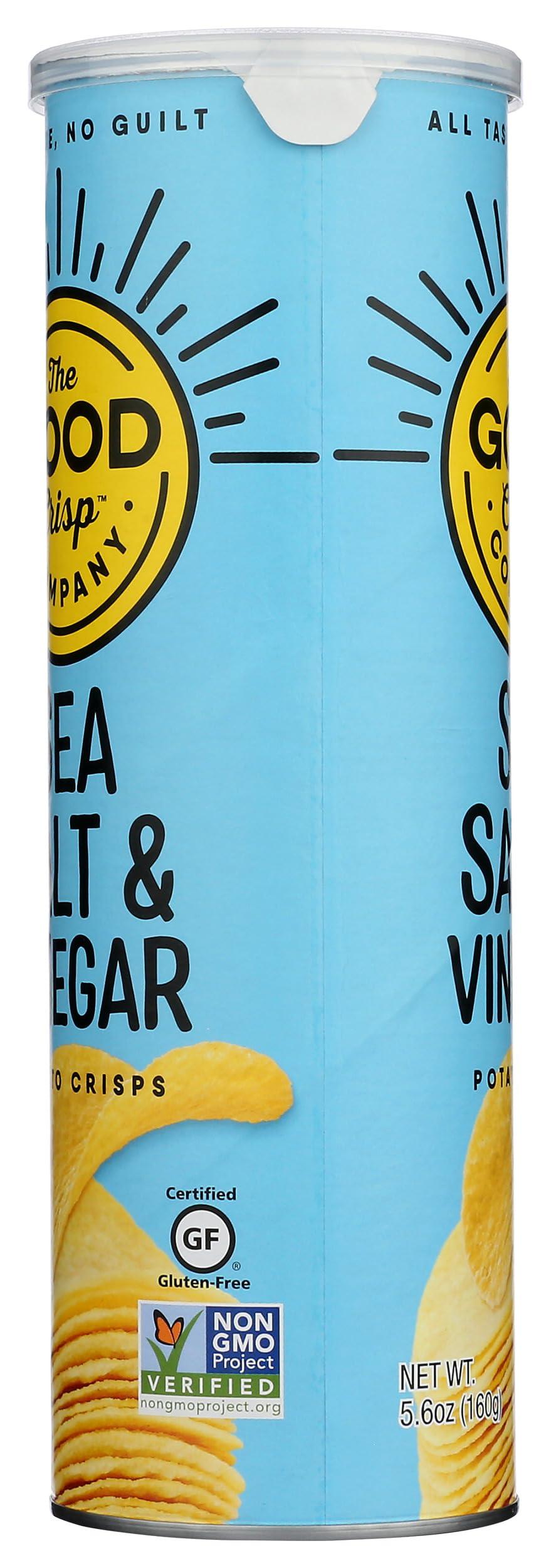 The Good Crisp Company The Good Crisp Company, Potato Crisps Sea Salt Vinegar, 5.6 Ounce