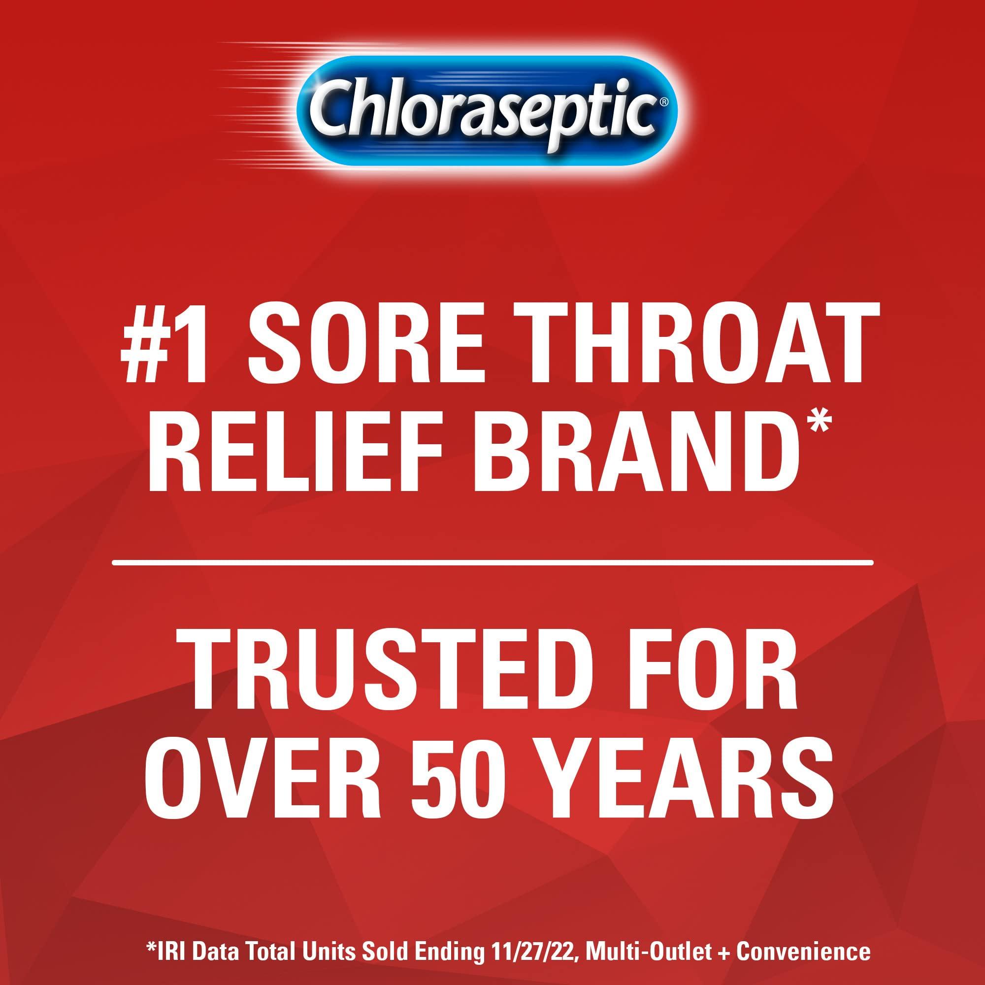 Chloraseptic Chloraseptic Sore Throat Spray, Cherry, 6 fl oz, 1 Bottle (Pack of 2)