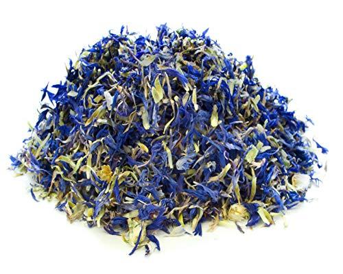 SYLHLW Dried Blue Cornflower Petals, 100% Organic Cornflower Petals, Natural Organically Grown Herbal Flowers, Cake Decor Craft Garnishes Tea Making Confetti, 1.76 Oz (50 Gram)