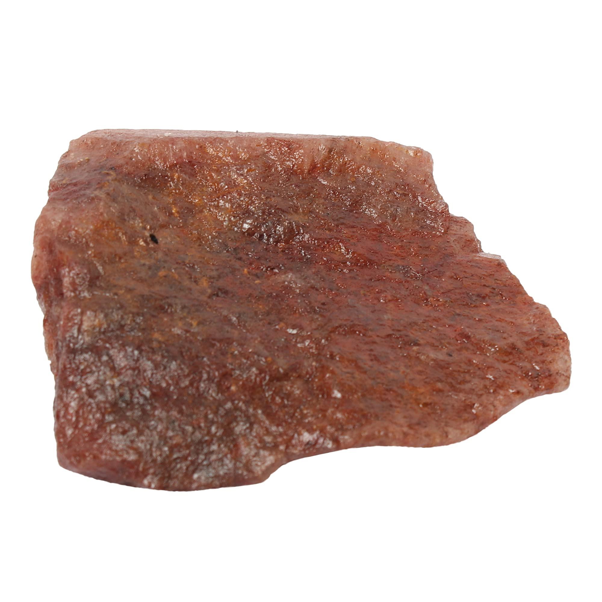 REAL-GEMS 338.5 Ct. AAA Natural Raw Rough Pink Jade Gemstone Rough Crystal for Jewelry Making, Healing, Decoration FD-920